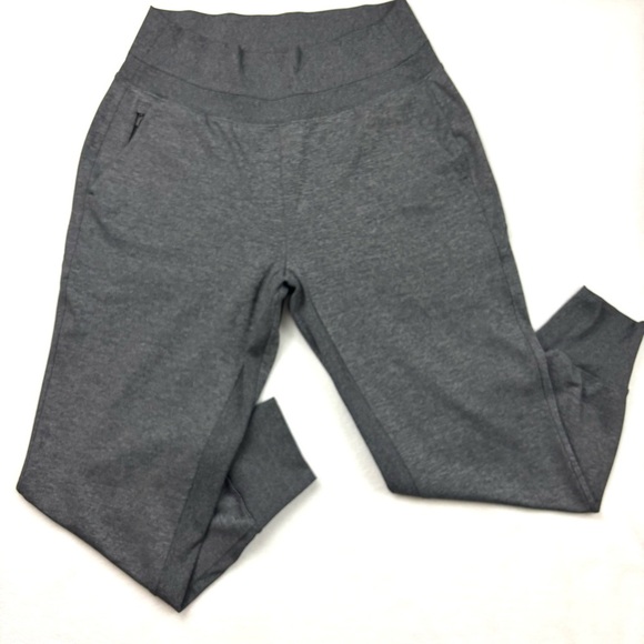 Athleta Venice Thick Highrise Dark Gray Heather Modern Joggers (M) - Picture 2 of 16